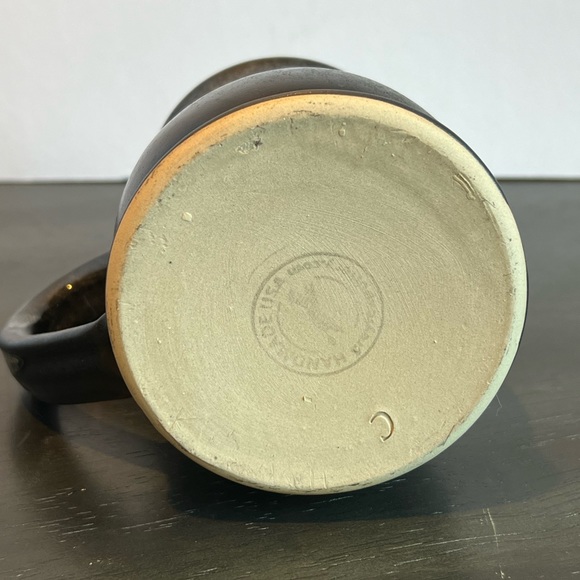 Smoked Bros Craft Spice Coffee Company Mug. Black & Tan. Handmade - Picture 4 of 7